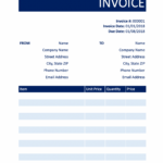 Free Invoice Templates | Printable Pdf, Word, Excel In Invoice Template Free Sample