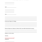 Free Job Letter Of Intent Template | Samples   Pdf | Word – Eforms Inside Letter Of Intent To Hire Sample Template