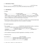 Free Last Will & Testament Form | Printable Pdf & Word | Lawdistrict In Will Template Sample