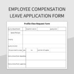 Free Leave Templates For Google Sheets And Microsoft Excel Pertaining To Leave Form Sample Template