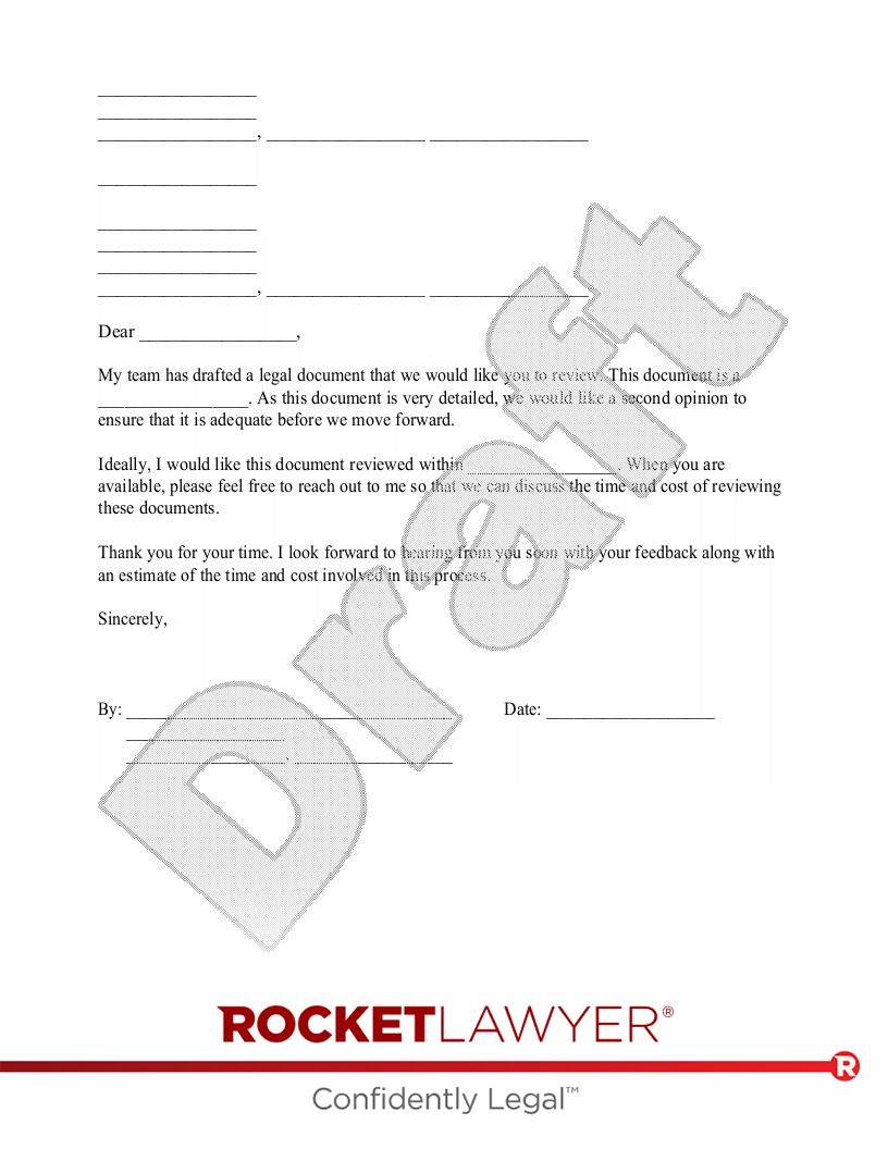 Free Legal Document Review Request - Rocket Lawyer within Sample Request for Review Template