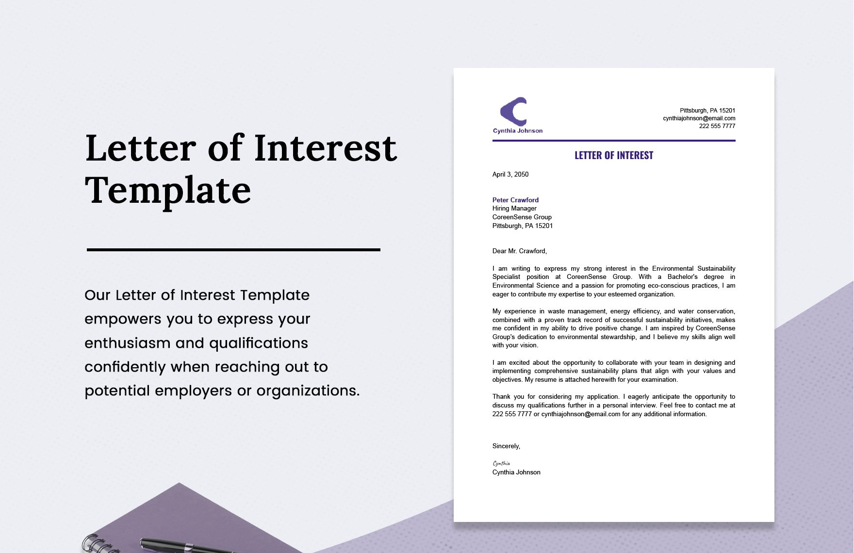 Free Letter Of Interest Templates &amp;amp; Examples - Edit Online intended for Expression of Interest Sample Template