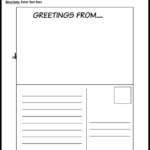 Free Letter & Postcard Templates — Postcard Maker Regarding Postcard Sample Template