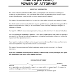 Free Limited (Special) Power Of Attorney Form | Pdf & Word Throughout Special Power Of Attorney Sample Template