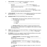 Free Loan Agreement Templates (10)   Pdf | Word – Eforms Pertaining To Loan Agreement Template Sample