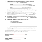 Free Loan Agreement Templates (10)   Pdf | Word – Eforms Pertaining To Personal Loan Contract Sample Template