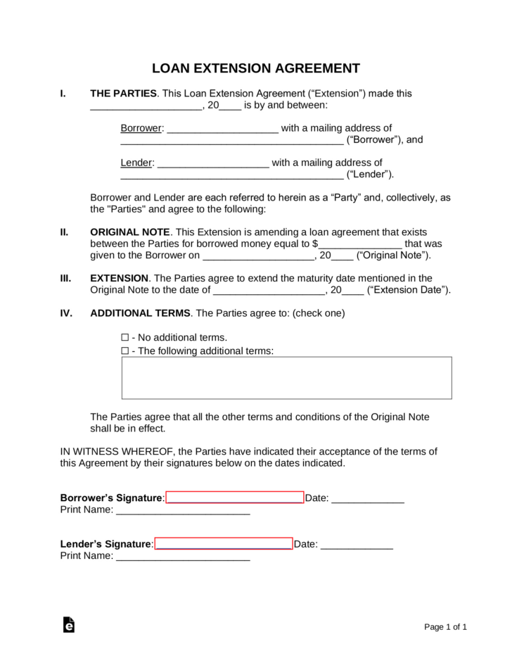 Personal Loan Agreement Template Sample