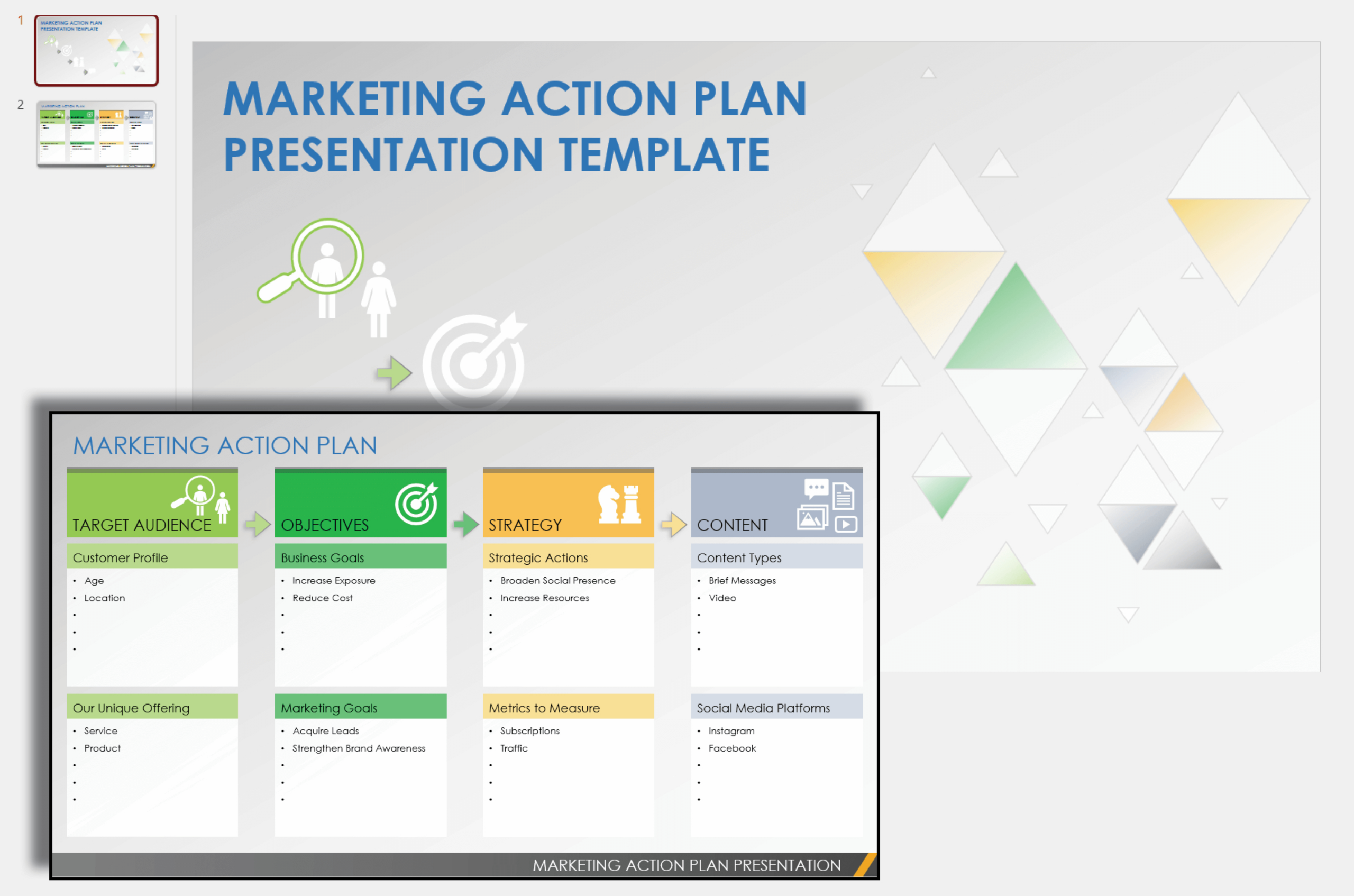 Free Marketing Action Plan Templates | Smartsheet with Marketing Plan Template Free Sample