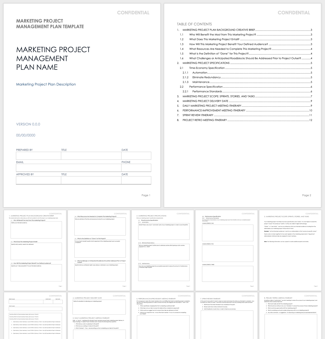 Free Marketing Project Plan Templates | Smartsheet with Campaign Plan Sample Template