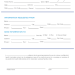 Free Medical Release Form Template   Continuum In Medical Form Template Sample