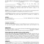 Free Memorandum Of Agreement Template (2021 Updated) Inside Moa Sample Template