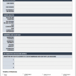 Free One Page Business Plan Templates | Smartsheet With Business Plan Template Free Download Sample