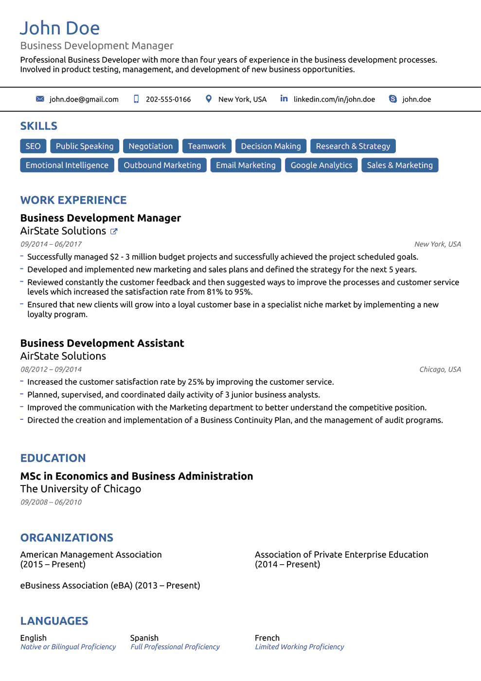Free One-Page Resume Templates For 2024 [Free Download] with Free Basic Resume Sample Templates