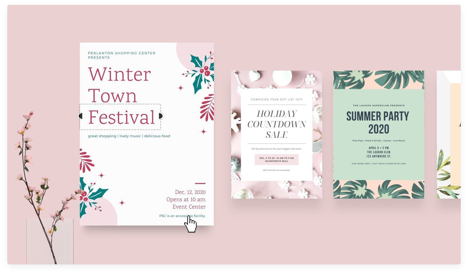 Free Online Flyer Maker: Design Custom Flyers With Canva with Free Flyer Sample Template