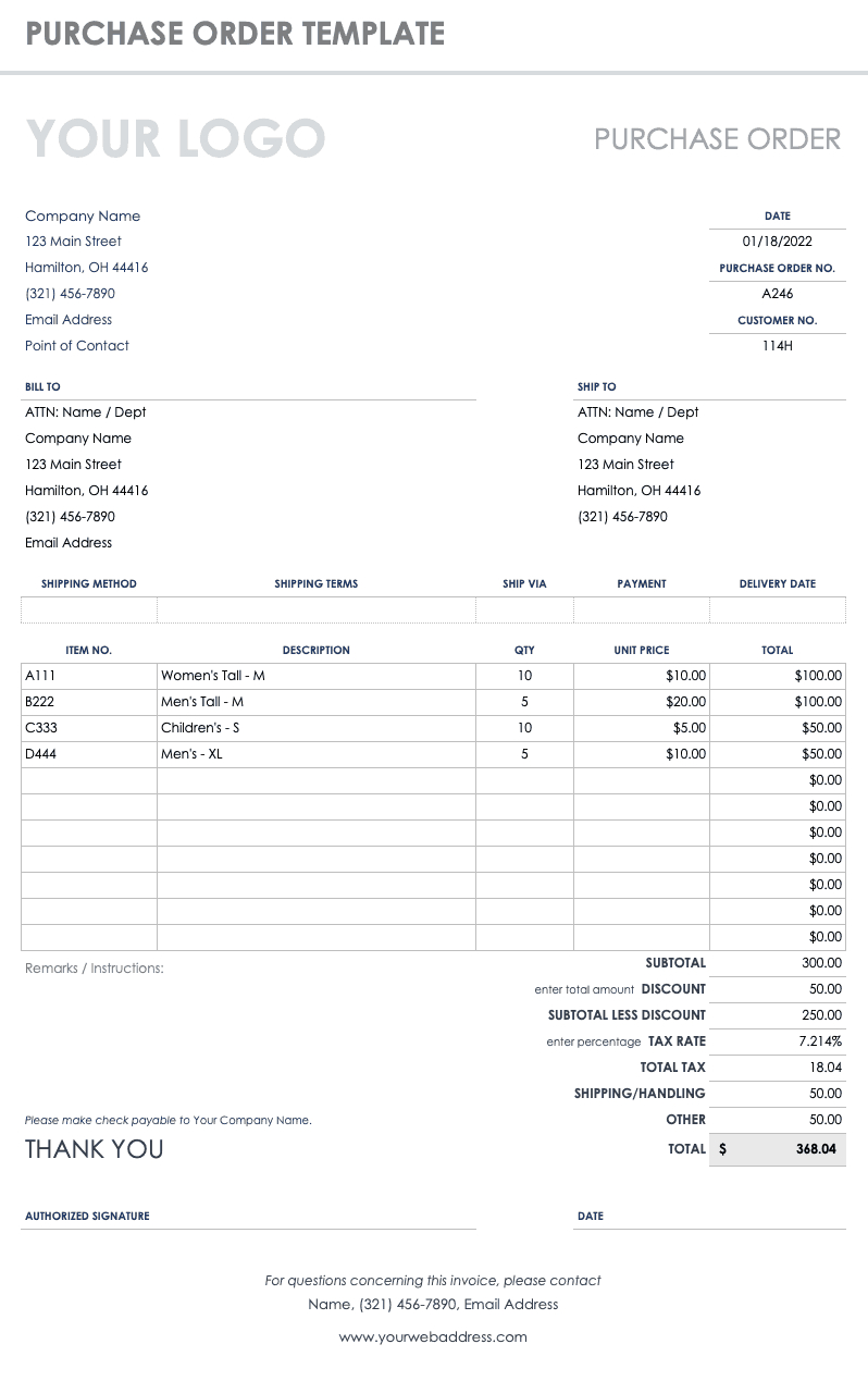 Free Order Form Templates | Smartsheet for Sales Order Form Sample Template