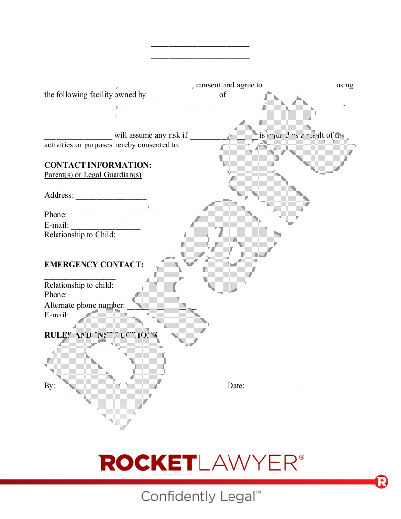 Free Parental Consent Form | Free To Print, Save &amp;amp; Download throughout Parental Consent Form Sample Template