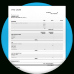 Free Pay Stub Template | Xero Us Regarding Check Stub Template Sample Free