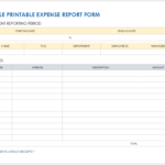 Free Pdf Expense Report Templates And Forms | Smartsheet Regarding Expense Report Template Sample