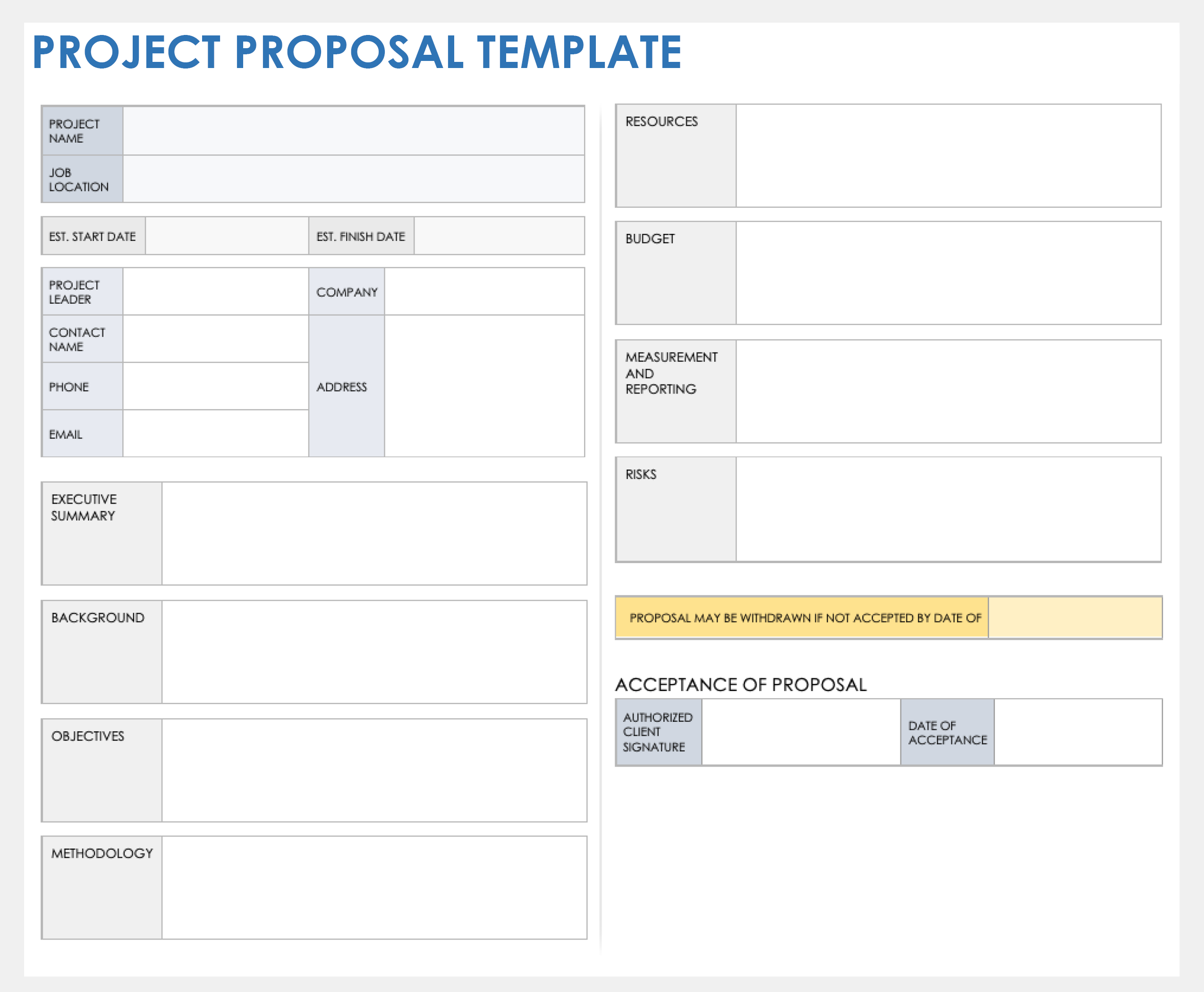 Free Pdf Project Management Templates | Smartsheet pertaining to Project Templates Sample