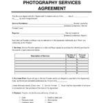 Free Photography Contract Template | Pdf & Word In Wedding Photography Contract Template Sample