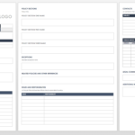 Free Policy And Procedure Templates | Smartsheet Pertaining To Procedure Document Sample Template