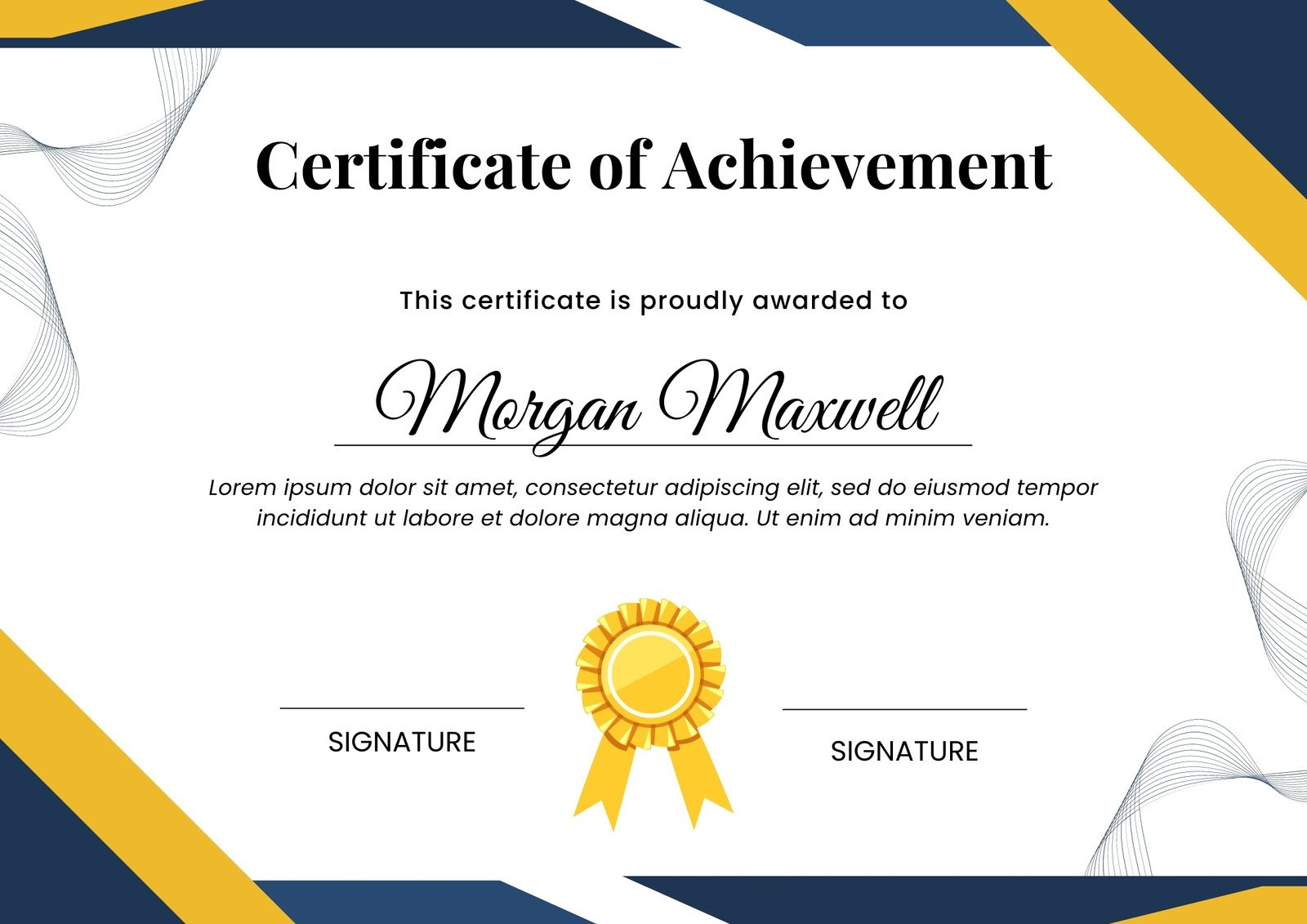 Free, Printable, And Customizable Award Certificate Templates | Canva inside Award Certificate Template Sample