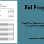 Free Printable Bid Proposal Templates [Word, Pdf, Excel] For Bid Proposal Template Sample