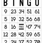 Free Printable Bingo Cards   Paper Trail Design For Sample Bingo Card Template