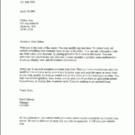 Free Printable Business Letter Template Form (Generic) With Regard To Free Business Letter Sample Template