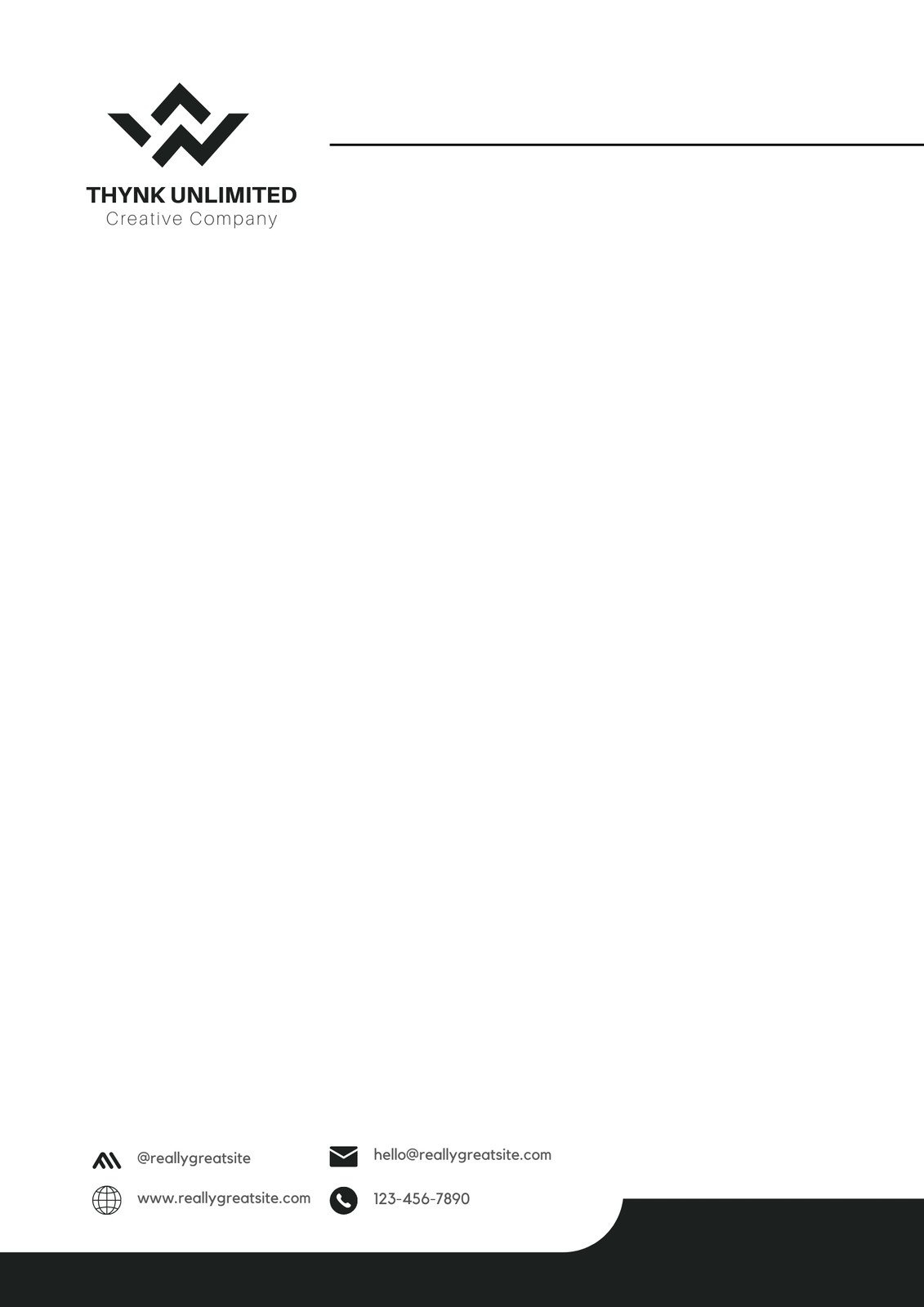 Free, Printable Business Letterhead Templates To Customize | Canva for Letterhead Sample Template