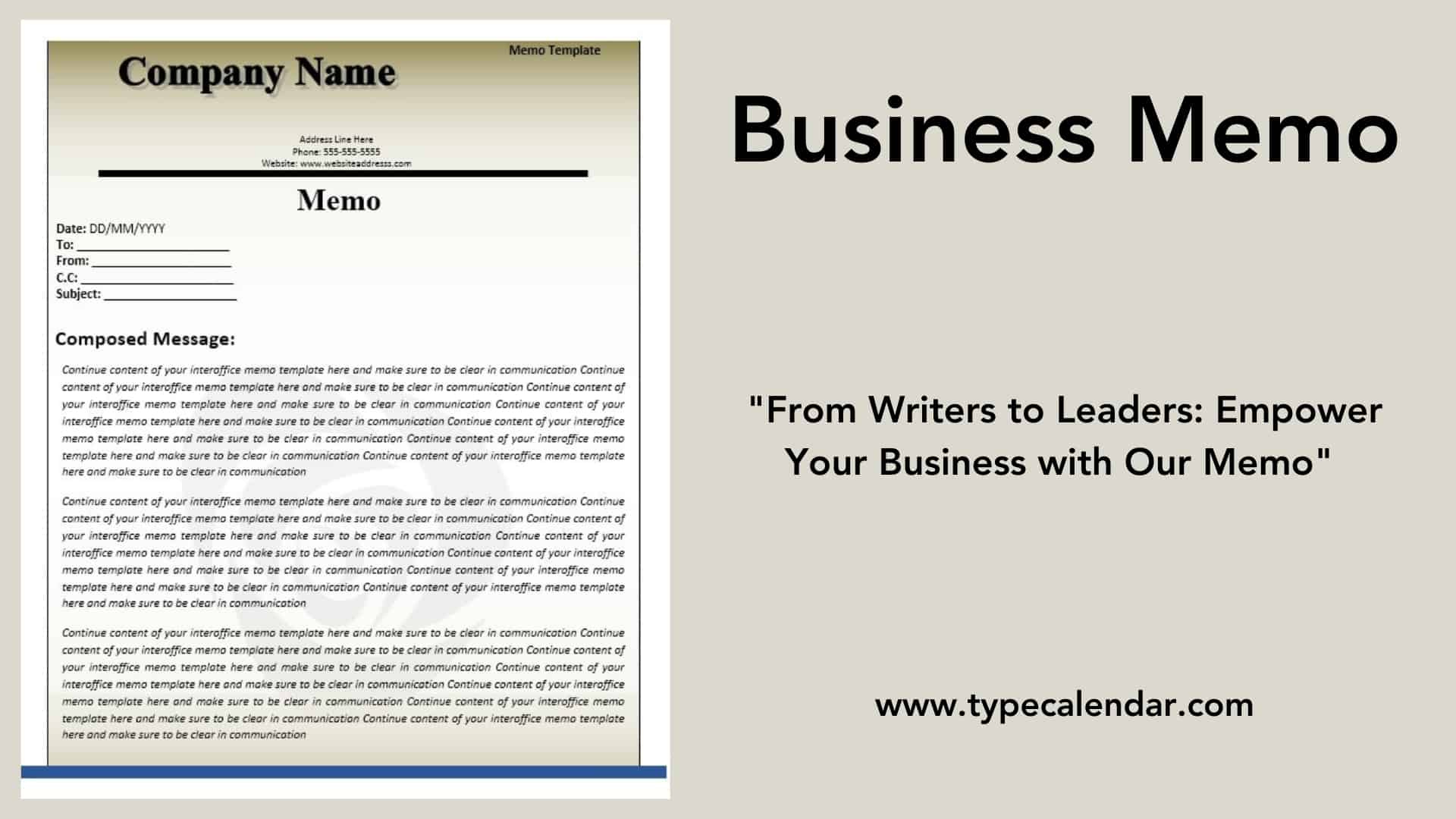 Free Printable Business Memo Templates [Pdf, Word] Sample inside Memo Format Sample Template
