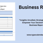 Free Printable Business Report Templates [Word, Excel, Pdf] Example With Business Report Sample Template