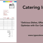 Free Printable Catering Invoice Templates [Excel, Pdf, Word] Pertaining To Catering Invoice Sample Template