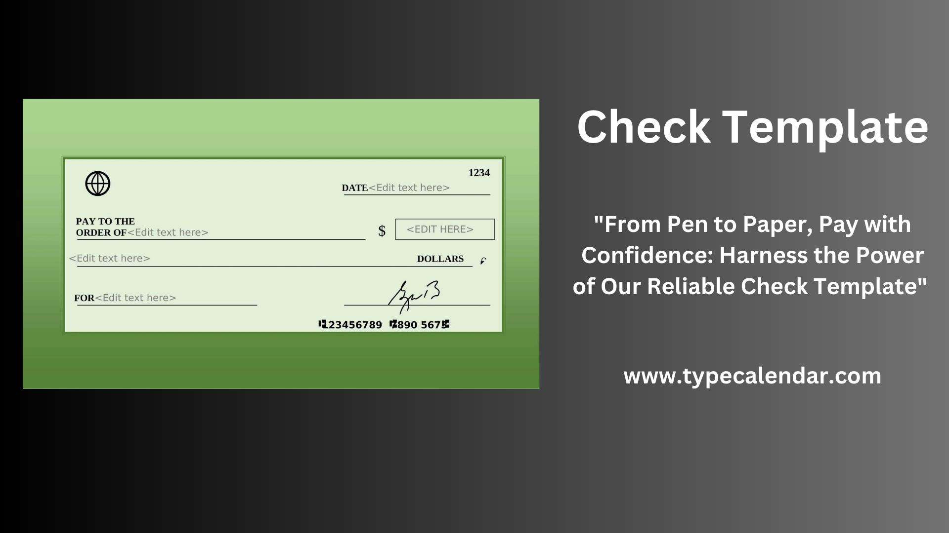 Free Printable Check Template - [+Example, Layout] Excel, Pdf pertaining to Blank Check Template Sample