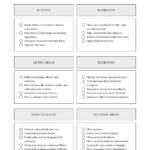 Free Printable Cleaning Checklist Templates | Canva Regarding Cleaning Checklist Template Sample