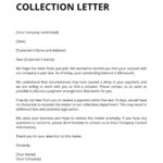 Free Printable Collection Letter Templates [Word & Pdf] Medical With Invoice Letter Sample Template