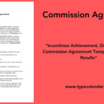 Free Printable Commission Agreement Templates [Word, Pdf] Simple Intended For Commission Agreement Sample Template