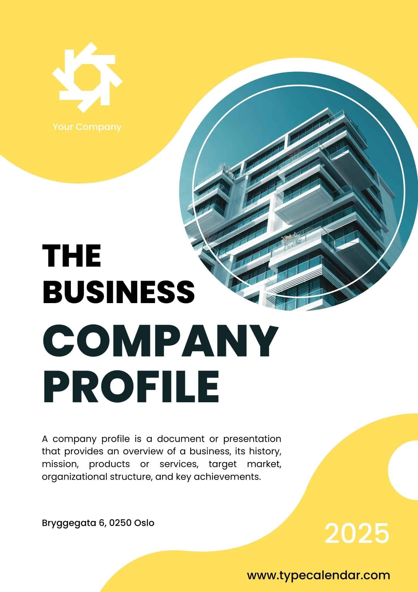 Free Printable Company Profile Templates [Word, Pdf, Excel] Easy with Company Profile Sample Template