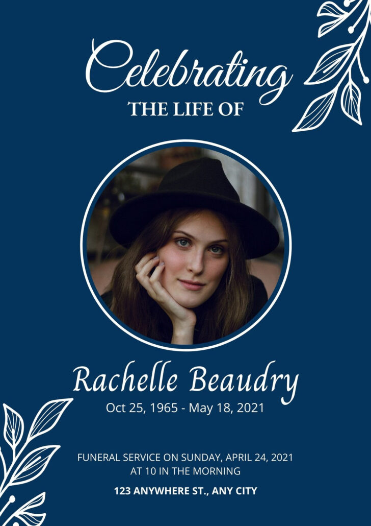 Memorial Service Sample Templates