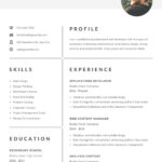 Free, Printable, Customizable Photo Resume Templates | Canva Inside Professional Resume Template Free Sample