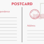 Free Printable, Customizable Vintage Postcard Templates | Canva For Postcard Sample Template