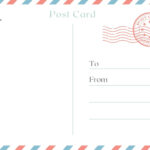 Free Printable, Customizable Vintage Postcard Templates | Canva Inside Postcard Sample Template