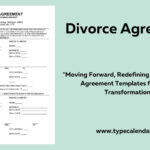 Free, Printable Divorce Agreement Templates [Word, Pdf] Mutual Throughout Divorce Agreement Template Sample