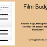 Free Printable Film Budget Templates (Word, Excel, Pdf) Inside Film Budget Template Sample