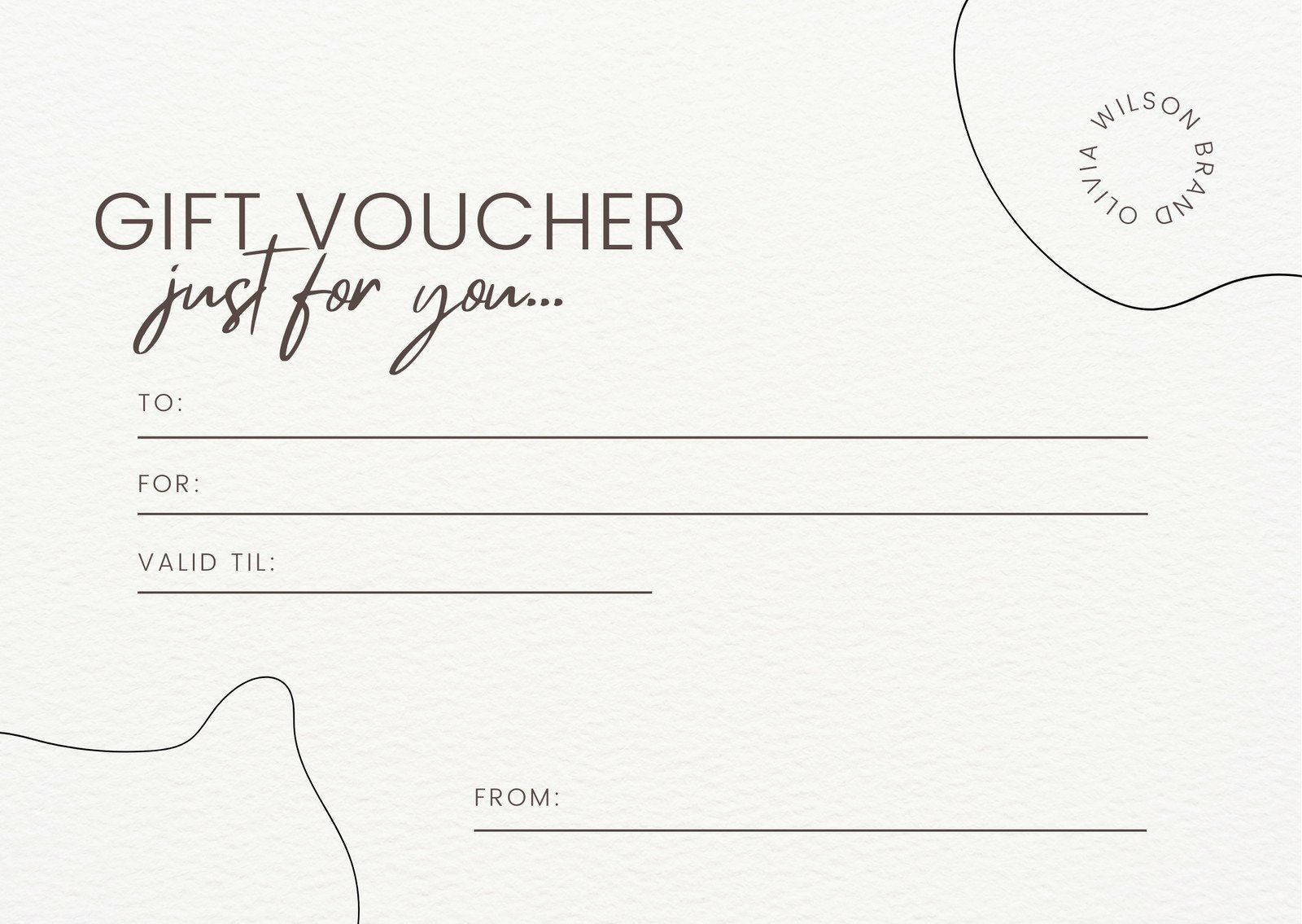 Free, Printable Gift Certificate Templates To Customize | Canva for Gift Voucher Sample Template