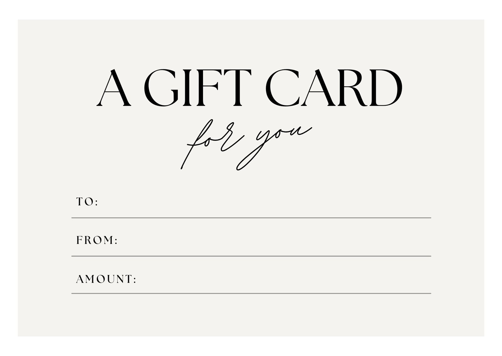 Free, Printable Gift Certificate Templates To Customize | Canva with Gift Card Sample Template