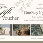 Free, Printable Gift Certificate Templates To Customize | Canva Within Hotel Voucher Sample Template