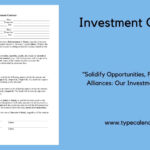 Free Printable Investment Contract Templates [Pdf, Word] Simple Cash Pertaining To Investor Contract Sample Template