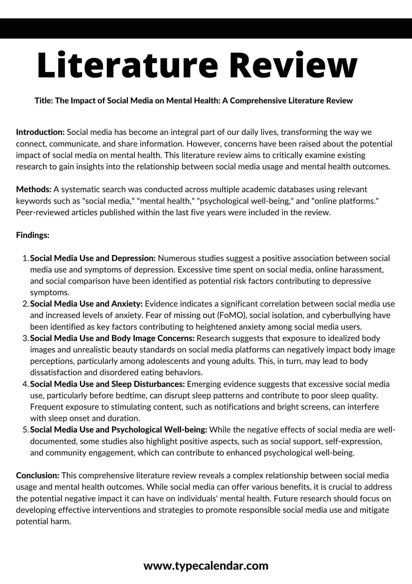 free printable literature review templates pdf word excel within literature review sample template Free Printable Literature Review Templates [Pdf, Word, Excel within Literature Review Sample Template
