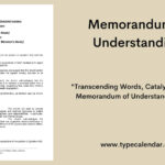 Free Printable Memorandum Of Understanding Templates [Word, Pdf] For Memorandum Of Understanding Template Sample